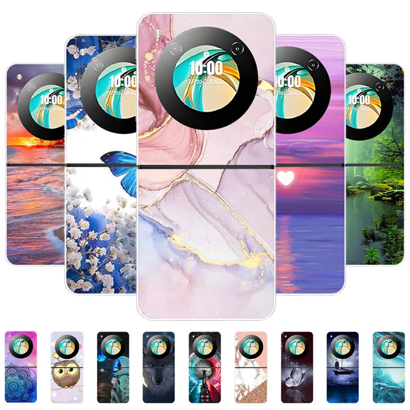 Stylish Animal Pattern Protective Transparent Phone Case - Hard Shell Cover