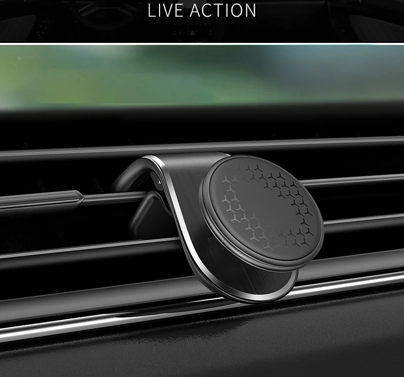 Magnetische Auto-Handyhalterung Lüftungsschlitz-Magnet-Autohalterung GPS Smartphone-Halterung für iPhone Samsung Xiaomi – Detail 15