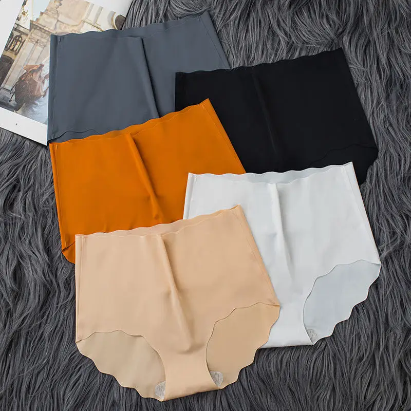 TrowBridge High Waist Women's Panties Wave Shaped Seamless Underwear