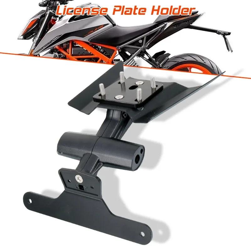 Motorcycle Tail Tidy Fender Eliminator Registration License Plate Mount Holder LED Light For Duke 200/250/390 Duke390 2017-2021 - 201355758 - View #7