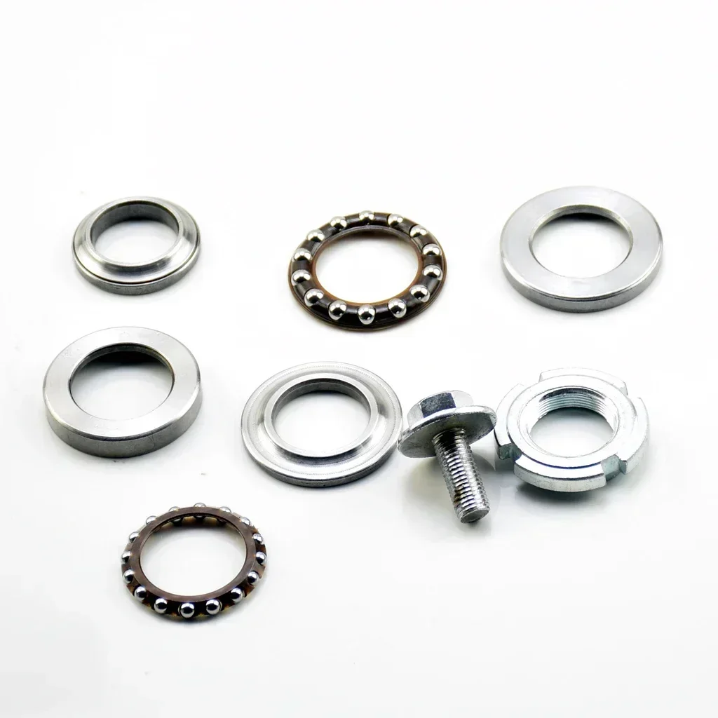 Bolts Steering Head Stem Taper Bearings For SUZUKI GN125 Motorcycle Spare Parts