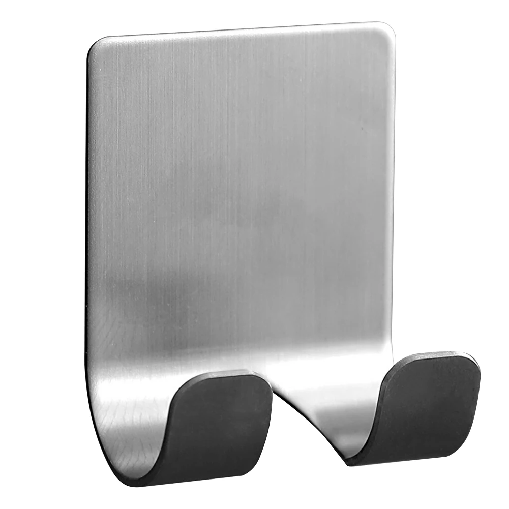 Stainless Steel Bathroom Wall Shaver Shelf Men Shaving Razor Holder Storage Hook Bathroom Nail-free Seamless Rack