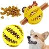 Dog Toy Ball Interactive Rubber Balls Puppy Chewing Toys Pet Tooth Cleaning Ball Cats Pets Food Treat Feeder Silicone Balls Toy 1