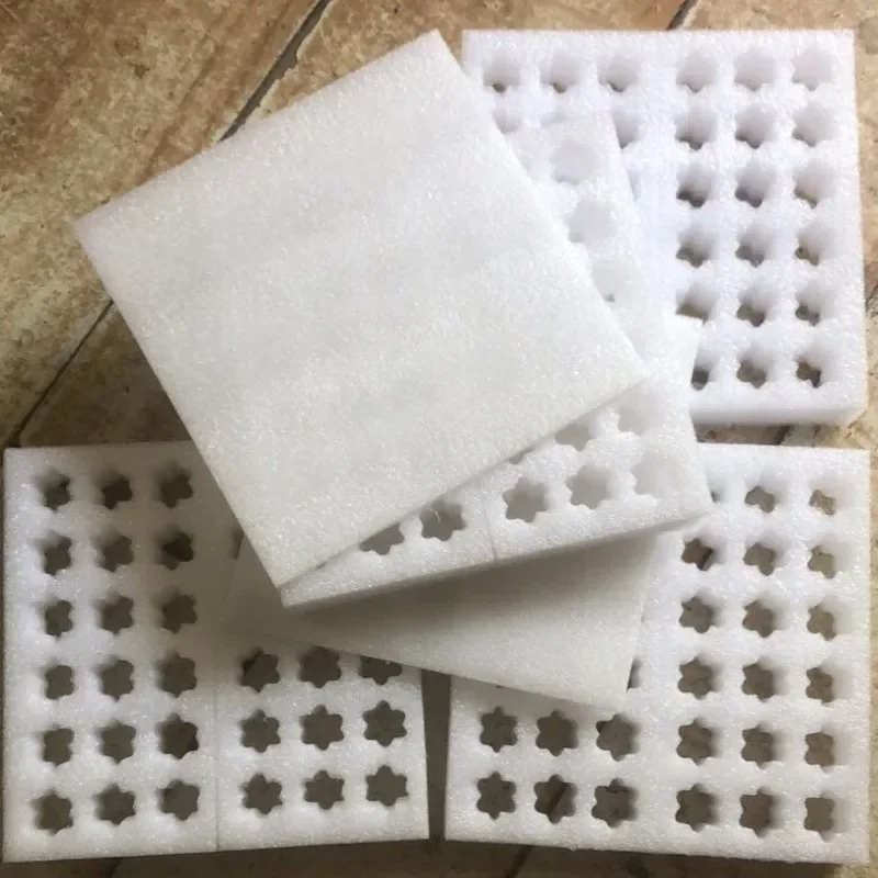 Rutin Egg Tray Bird Egg Quail Egg Pearl Cotton Protect Lining Express Earthquake Resistance Buffer Moisture-proof Soft Foam Pack 6
