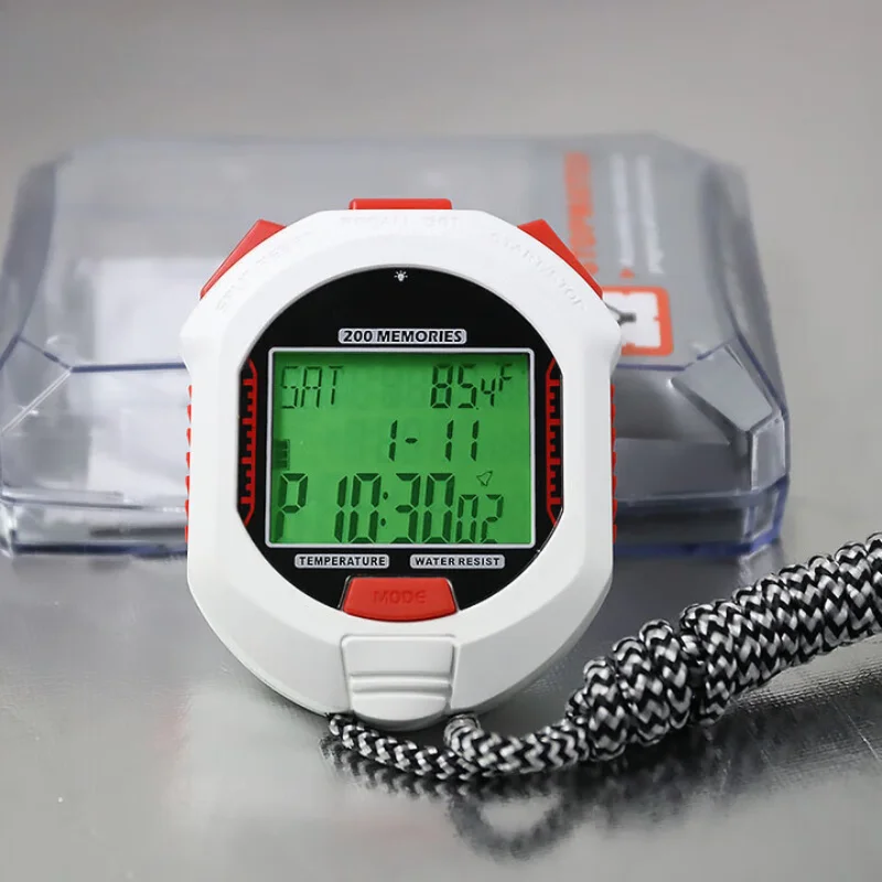 H55A Accurate Handheld Timer for Fitness Enthusiasts and Runners Electronic Stopwatch