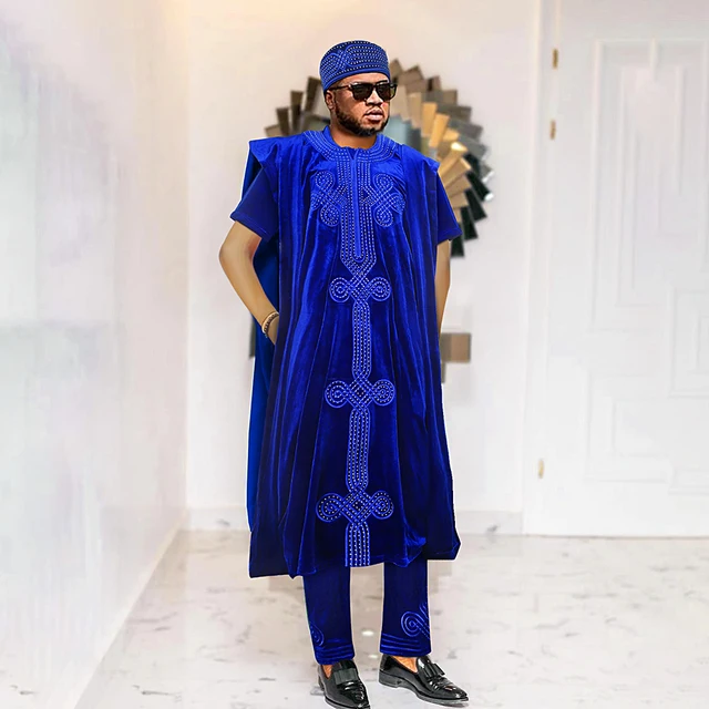 Kunle Embroidered Agbada Outfit
