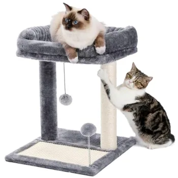 Small Cat Tree Scratcher Bed 1