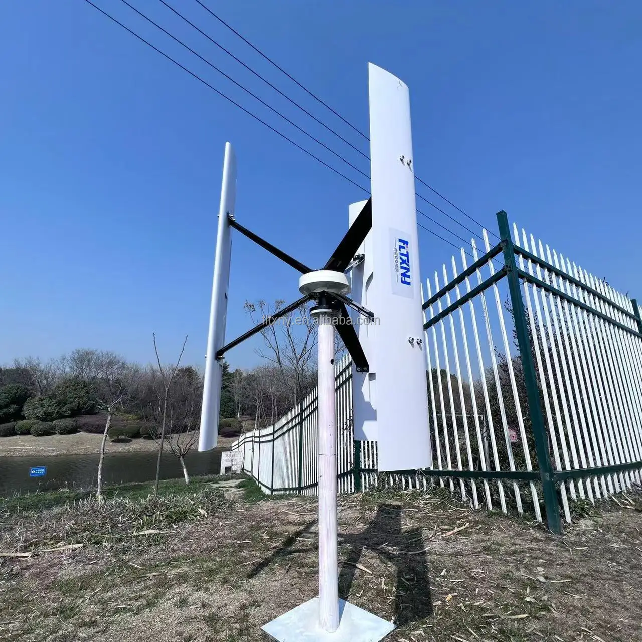 10KW Vertical Axis Maglev Wind Turbine Free Energy Household Wind Generator Low Speed Low Noise 220V Inverter Poland Delivers