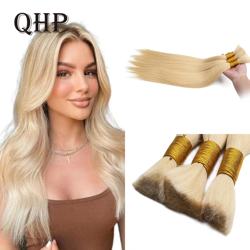 Straight Weft Bulk Human Hair For Braiding Hair Extensions 50g 100g 75cm human hair extensions braiding hair extensions human braiding hair