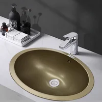 Stainless Steel Bathroom Basin Rust-Proof Antique Washbasin  Durable Hand Sink  Seamless Sink Unit 1