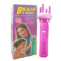 Professioanl Women Portable Electric Automatic DIY Hairstyle Tool Braid Machine Hair Weave Roller Twist Braider Device Kit 1