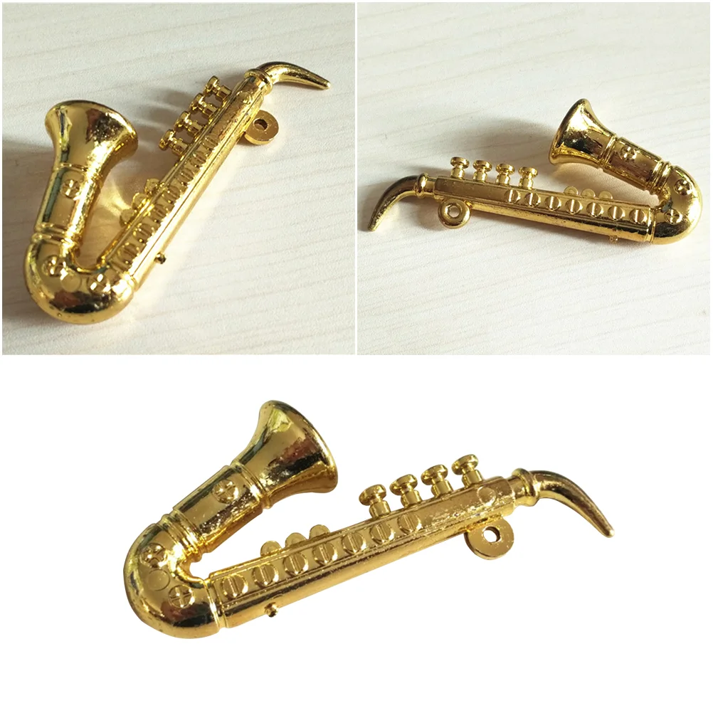 

Mini Saxophone Mini Instrument Toy Miniature Sax Model Dollhouse Trumpet Saxophone Dollhouse Miniature Musical
