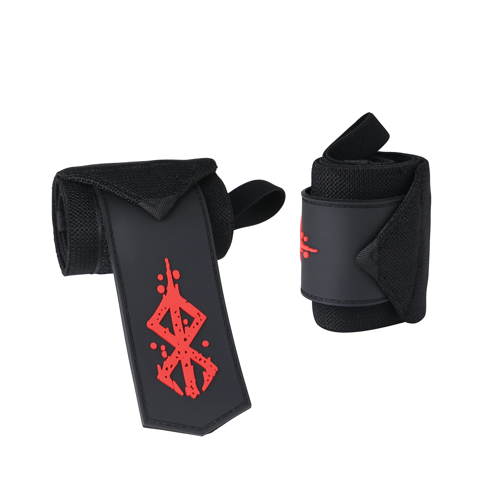 Berserk Anime Flexible Wrist Wraps for Weightlifting - Adjustable and Elastic Gym Wrist Support
