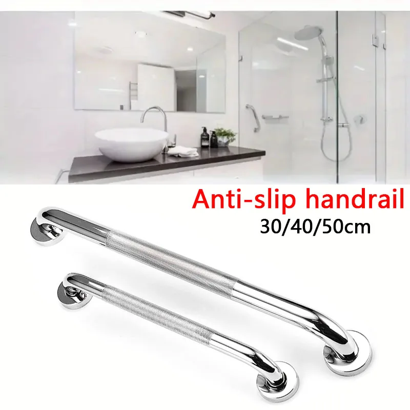

Tub Toilet Handrail Grab Bar Stainless Steel 30/40/50cm Anti Slip Shower Safety Support Handle Towel Rack Bathroom Accessories
