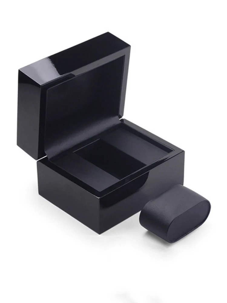 Luxury Crafted Watch Box with PU Leather Interior and Elegant Wooden Finish