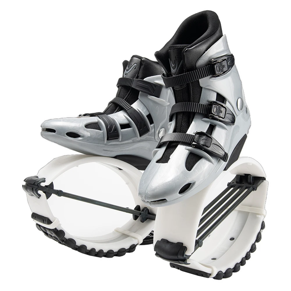 4T Professional Kangaroo Jumping Shoes With 4T Rings Slimming Shoes Bouncing Sport Fitness Toning Wedge Sneaker