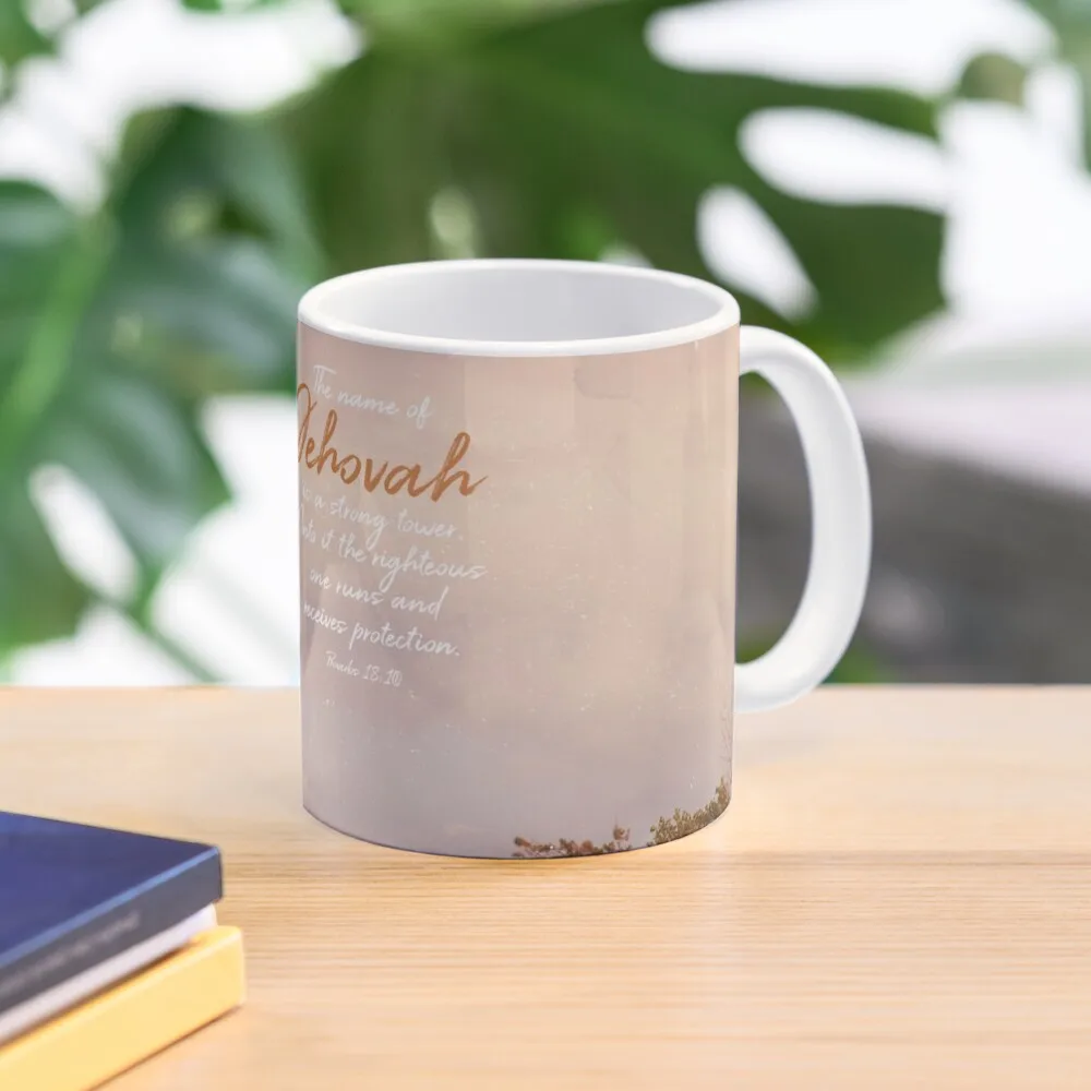 

PROVERBS 18:10 Coffee Mug Original Breakfast Cups Cups For Cafe Beer Cups Ceramic Mug