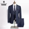 DARO( Jacket + Vest + Pants ) High-end Brand Boutique Fashion Solid Color Mens Casual Business Suit 3Piece Set Wedding DRSV83703 2
