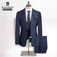 DARO( Jacket + Vest + Pants ) High-end Brand Boutique Fashion Solid Color Mens Casual Business Suit 3Piece Set Wedding DRSV83703 2