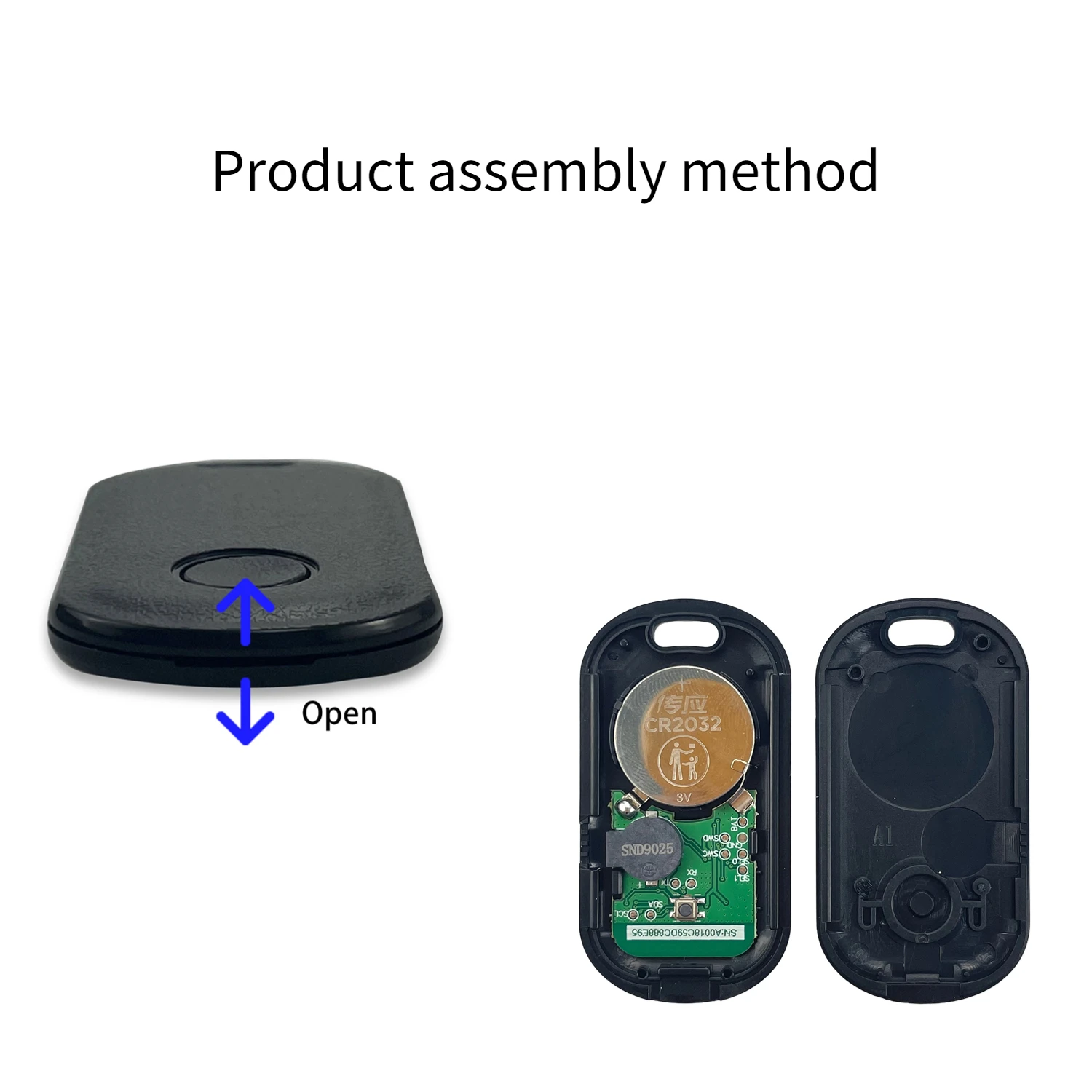 AiYaTo Mini GPS Tracker Bluetooth-compatible Itag Global Positioning Finder Anti