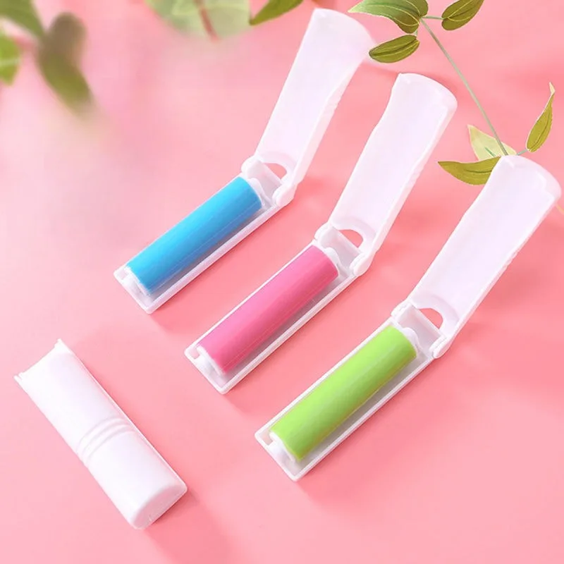 

Dust Remover Clothes Fluff Dust Catcher Dust Drum Lint Roller Recycled Foldable Drum Brushes Hair Sticky Washable Portable