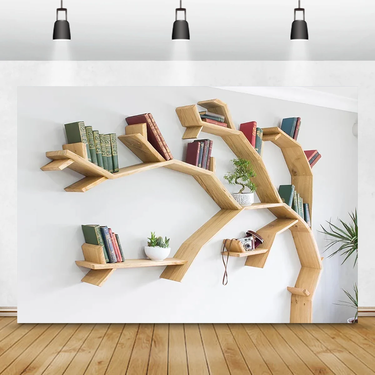 Libreria In Tessuto Bianco Fotografia Biblioteca Scolastica Libreria Moderna Sfondo Home Office Zoom Meeting Video Conference Decor