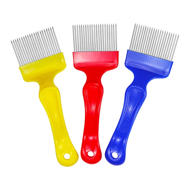 1 Dcs Méhészeti Lapát Mézes Spatula Csúszásgátló 21 Tű Alakú Vágott Mézkés Spur Fogméh Szerszámok - Image 6