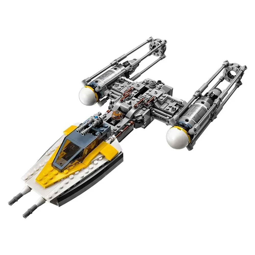 Interstellar Series Y-Wing Fighter Building Blocks Set Compatible Lego 75172 Fighter Models Brick Toys Kids Birthday Gift