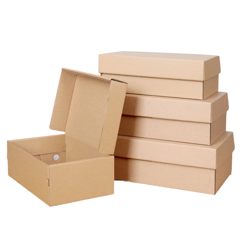 Brown Kraft Paper Storage Boxes – Premium Multi-Size Corrugated Gift Boxes Ideal for Sh... - SKU PSB09556 - UGI Packaging