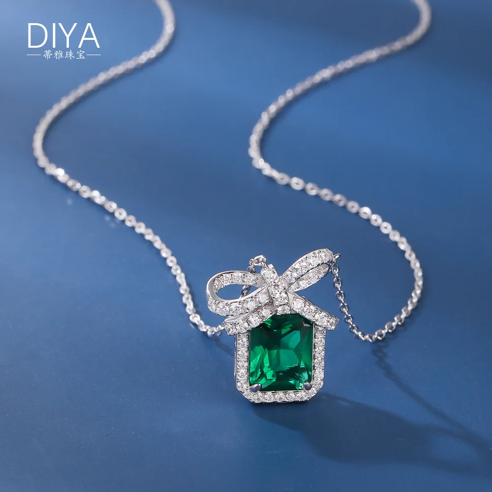 

genuine Luxury brand real jewels Cultivate Emerald 925 Silver Inlaid Red Corundum Ornament Advanced Live Broadcast Colorful Trea