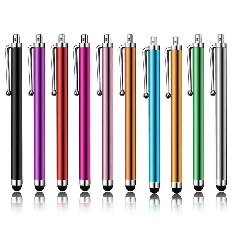 Stylus Pen 10Pcs Mobile Phone Stylus Touch Screen Pen For iPad Apple iPhone Samsung Tablet Capacitive Screen With Clip