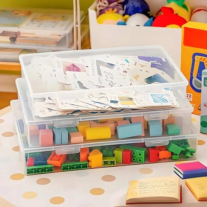 1Pc 내마모성 투명 A4 파일 보관함 실용적인 데이터 정렬 파일 상자 데스크탑 오피스 테스트 용지 주최자