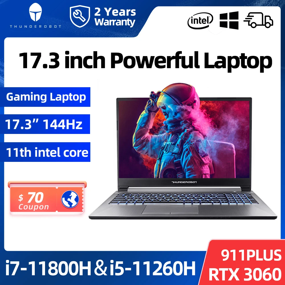 911Plus RTX3060 17.3'' Gaming Laptop i7-11800H / i5-11260H 144Hz Notebook Computer Laptops 2 Year Warraty | Компьютеры и офис
