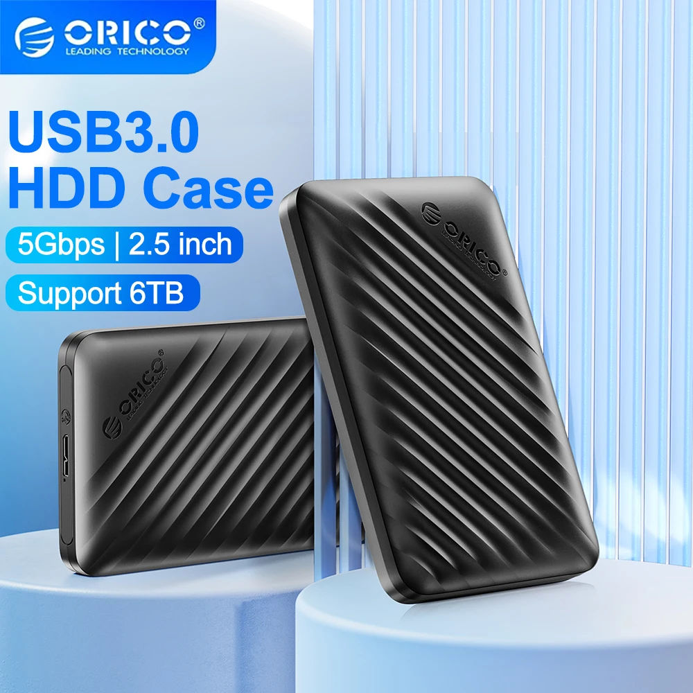 

ORICO USB3.0 HDD Enclosure 5Gbps Hard Drive Enclosure 2.5 Inch SATA to Micro B HDD SSD Case Support for PC Laptop Notebook HDD