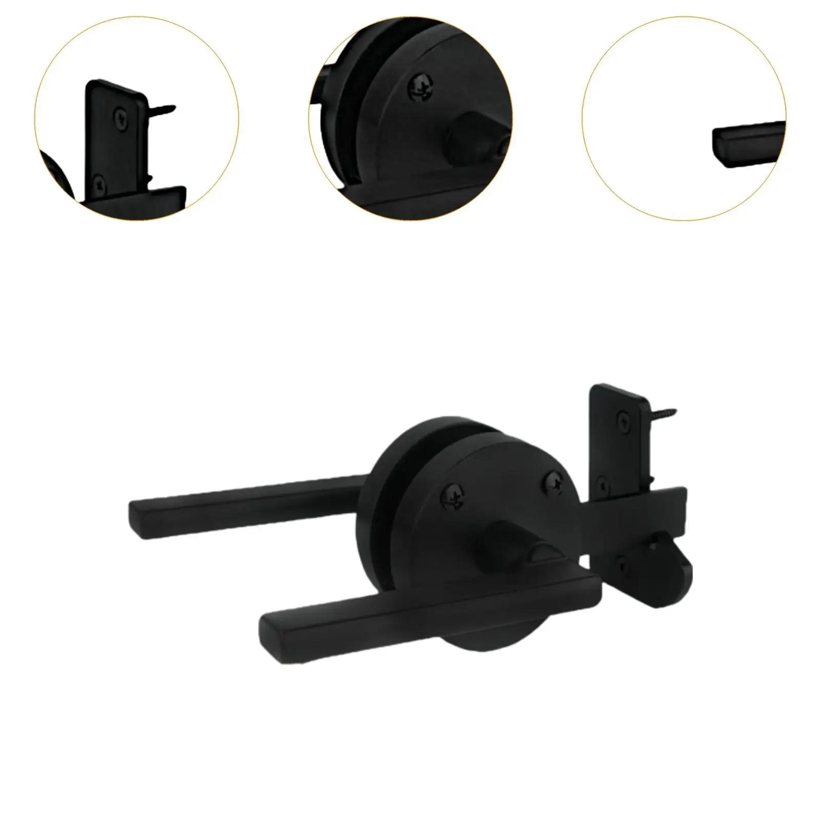 Double Side Door Latch Repair Parts Gate Hardware for Yard Wooden Gates Shed