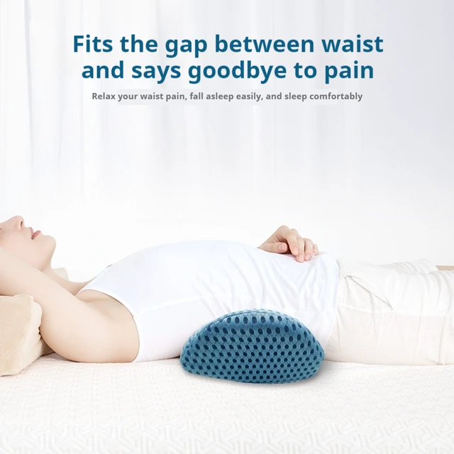 Breathable Memory Cushion Interior Accessories Bed Sleeping Pillow Car Seat Waist Pillow Lumbar Support Pillow Foam Car Cushion 2