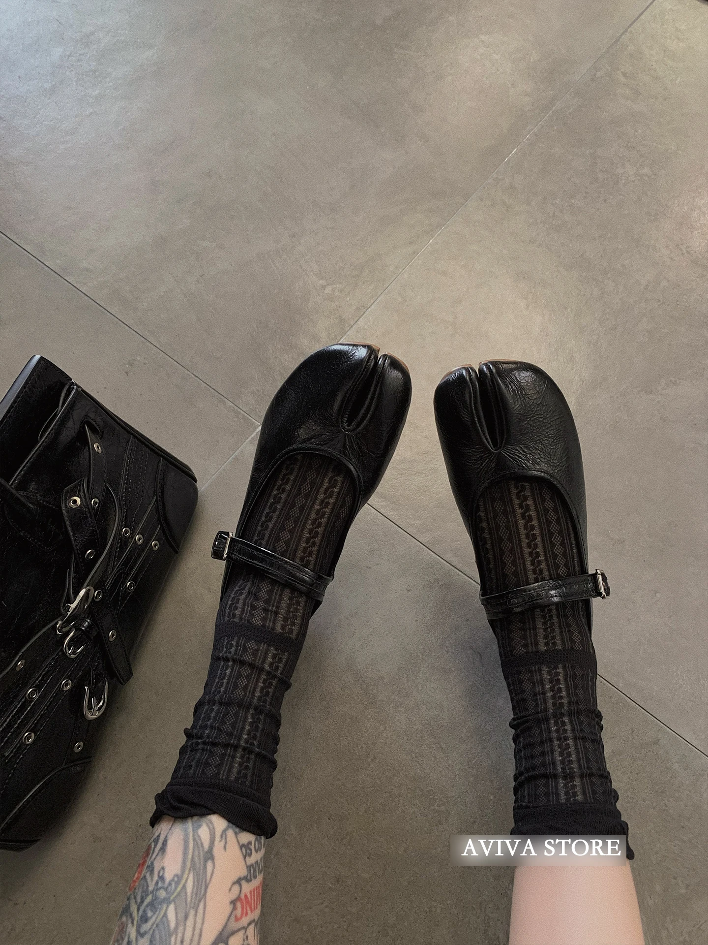 Bequeme, weiche, atmungsaktive, gekämmte Baumwolle, Sommer, dünne, geteilte Zehenpartie, Damen-Mesh-Socken, Eiscreme, Bonbonfarben, zweizehige japanische Tabi-Socken – Detail 8