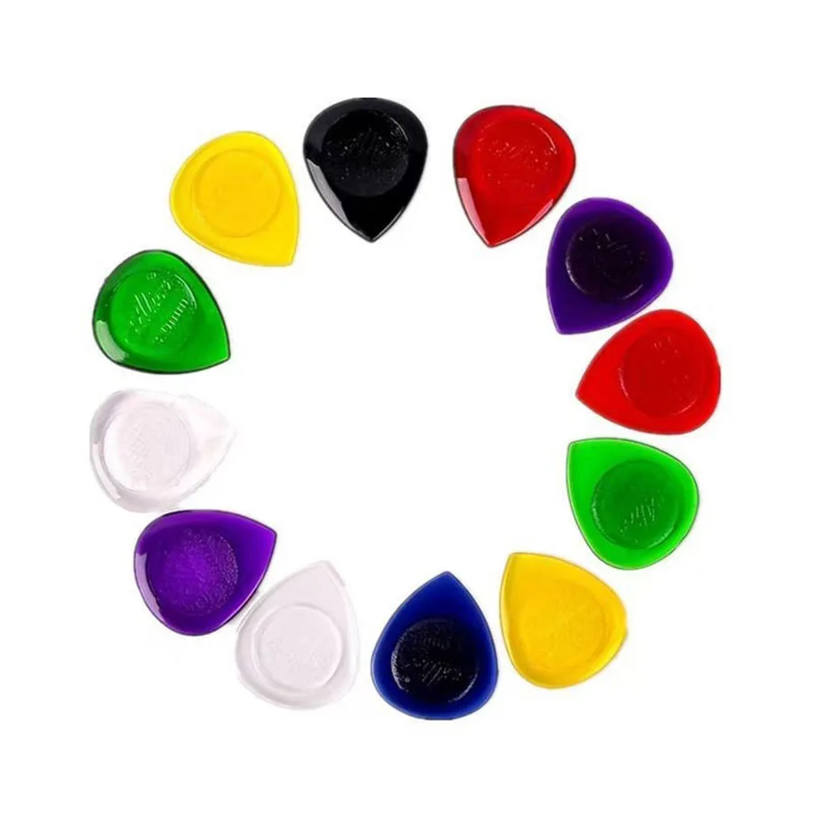 Teardrop Guitar Picks Storage Box Mix Size Non-Slip Raised Surface Pick for Acoustic Guitar Bass Ukulele 5/30pcs