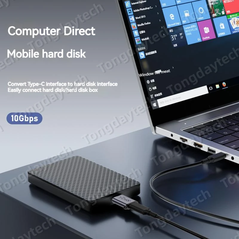Metal Micro B OTG USB 3.0 Type C Adapter for Samsung S5 Note3 Hard Disk Box otg adapter,usb to type c adapter,type c adapter