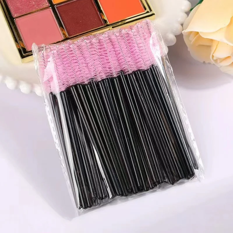 Makeup Brush Set Makeup Brush Eyelashes Brush Eyelash Removal Brush Eyelash Cleaner Brush Eyelash Brush Makeup Tool Set Makeup Tool 5/50Pcs Disposable Eyelash Brushes Eyelashes Extension Tools Eyebrow Brush Mascara Wands Applicator Spoolers Eyelash Extensions
