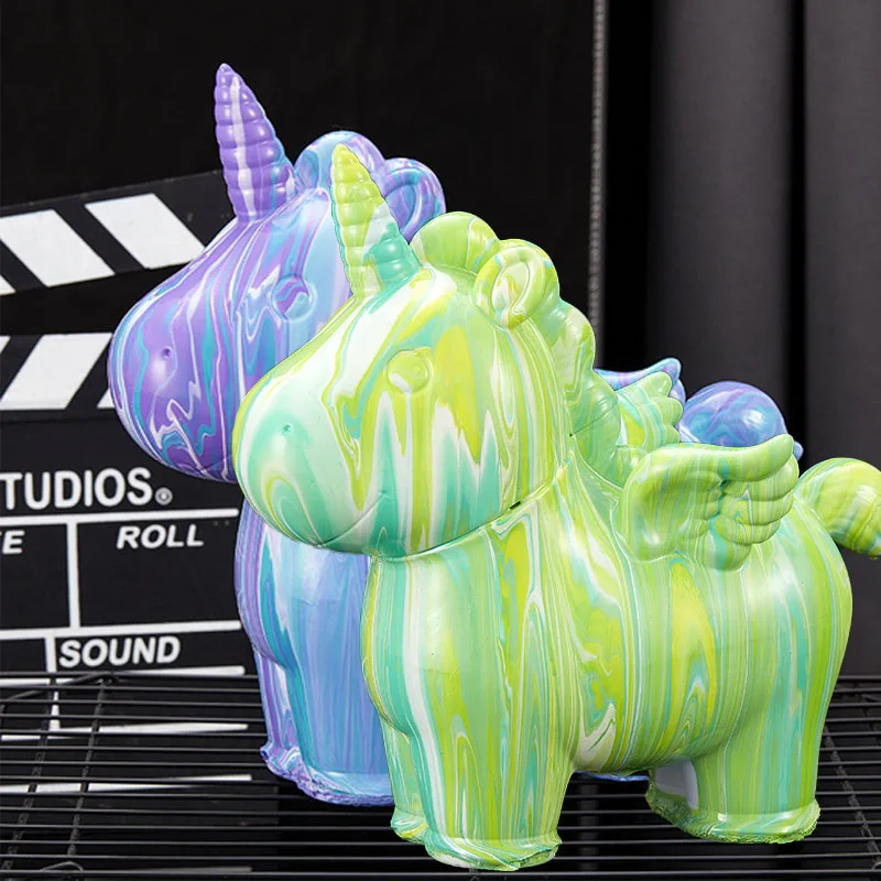 Handmade Fluid Painting Unicorn Art Decoration Kit