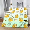 Cute Cartoon Psyduck Printed Blanket Picnic Blankets Warm Blanket Soft and Comfortable Blanket Home Travel Birthday Gift 1
