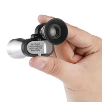 8x20 HD Mini Pocket Focusing Monocular Outdoor Portable Telescope for Hunting Camping Mountaineering Hike Birdwatching 1
