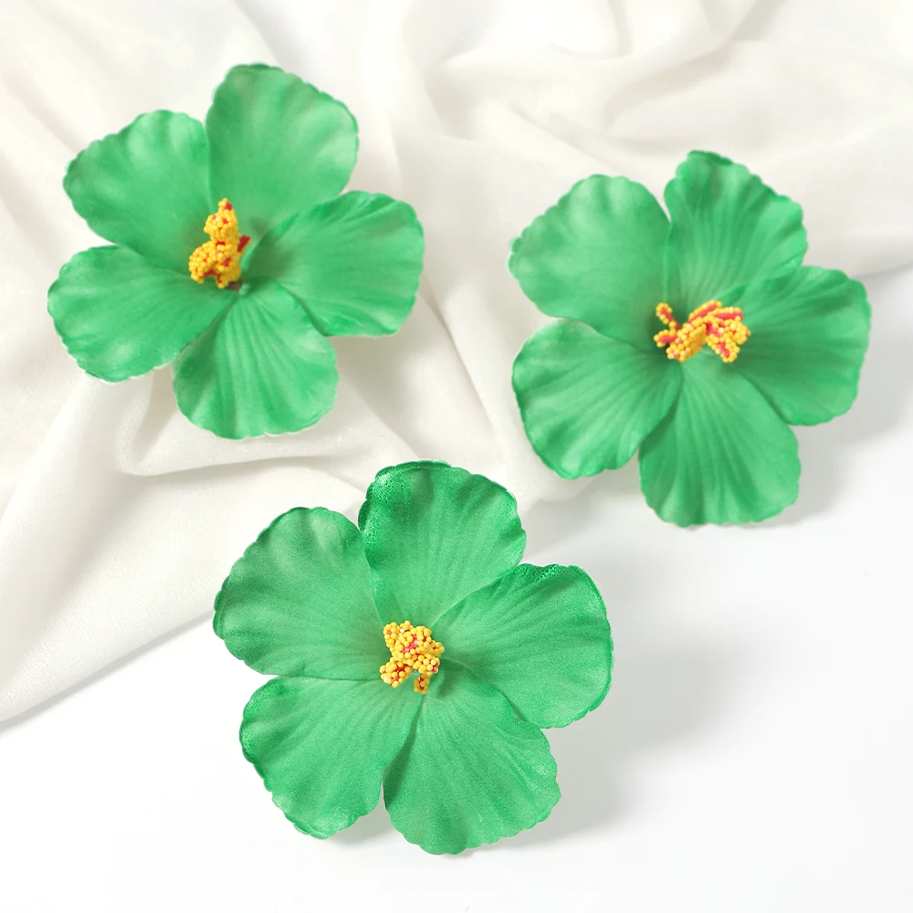 5/10 Stücke Künstliche Blumen 9,5 CM Schaum Gefälschte Blume für Wohnkultur Hochzeit Dekoration Sommer Strand Mädchen Haar geschenk Girlande Ornament – Detail 15