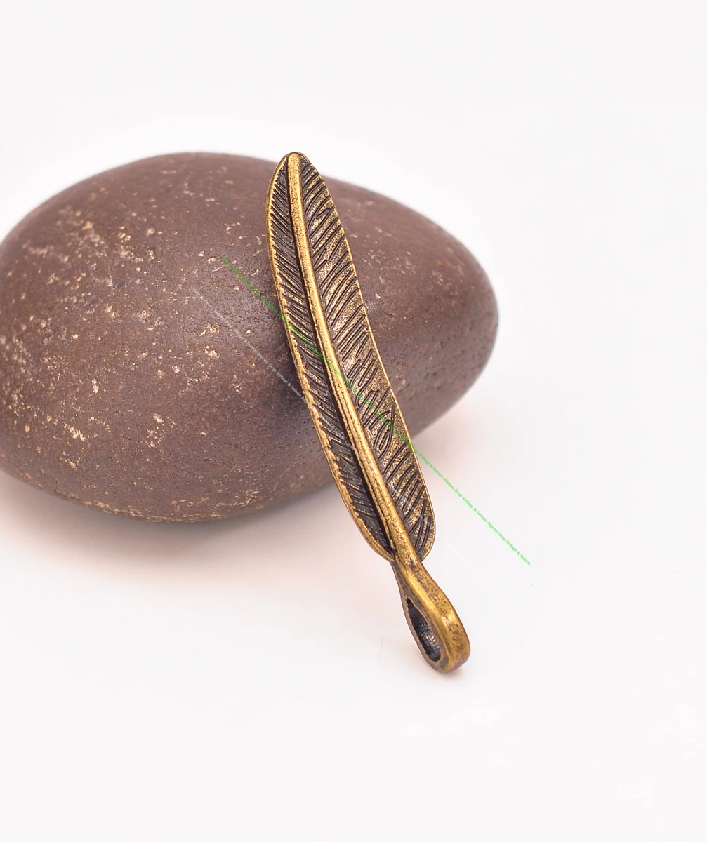 

10 шт., подвески в виде листьев и перьев