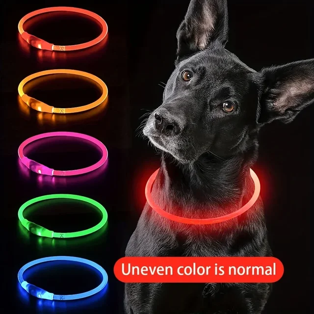USB Rechargeable Fiber Optic Collar Pet Dog LED Light Collar Luminous Anti-Lost Dog Collar USB Rechargeable Dog Necklace Collar USB Rechargeable Fiber Optic Collar Pet Dog LED Light Collar Luminous Anti-Lost Dog Collar USB Rechargeable Dog Necklace Collar