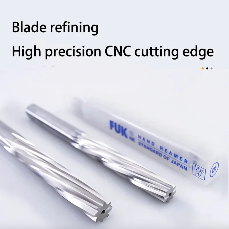 1pcs Japan FUK-HK HSSE M35 Metric/British  Hand Screw Reamer Square Head Reamer 3mm-16mm 1/8 9/64 5/32 3/16 1/4 5/16 3/8 1/2 5/8 4