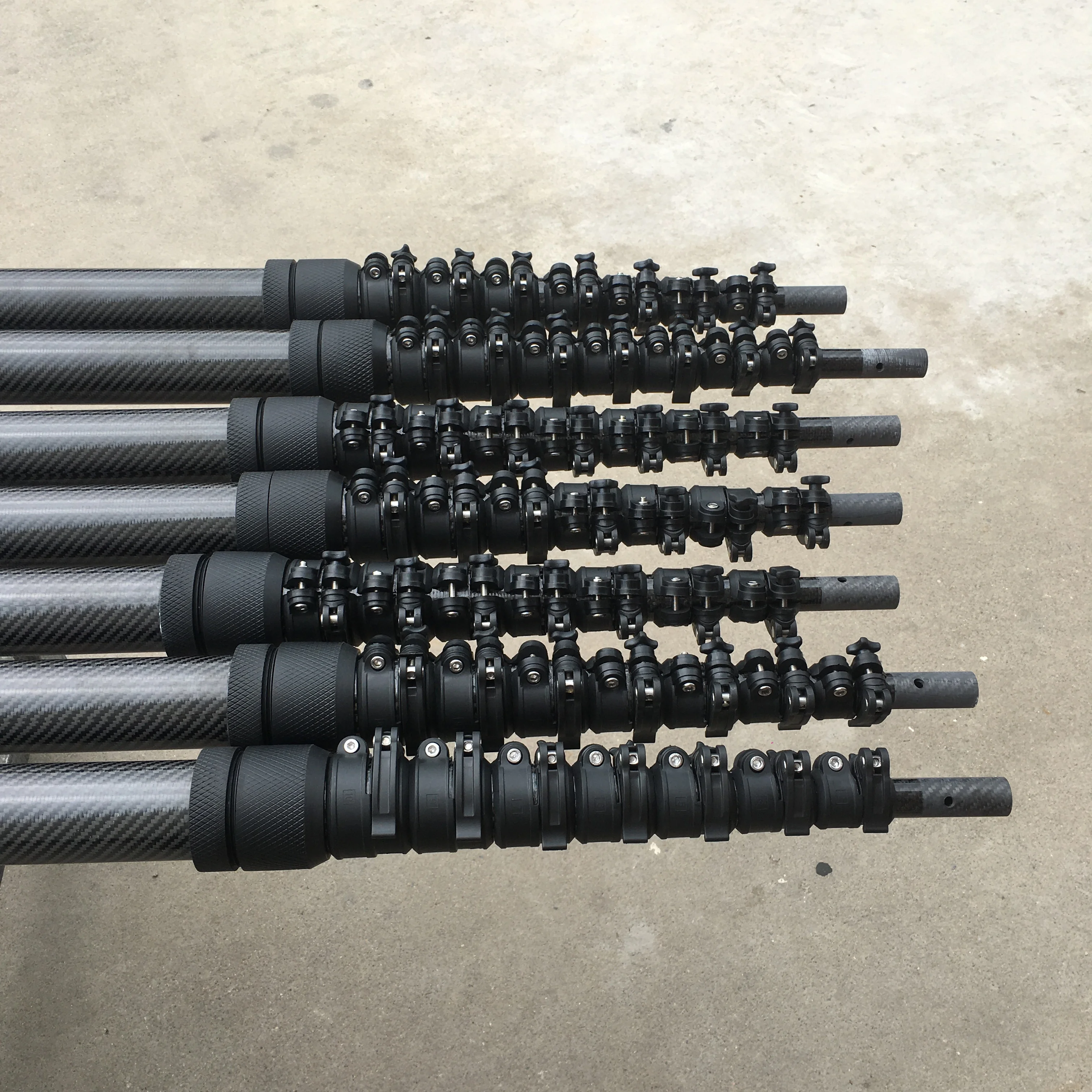 15m, 18m, 20m Carbon Fiber Telescopic Pole Carbon Fiber Telescopic Areca Nut Har