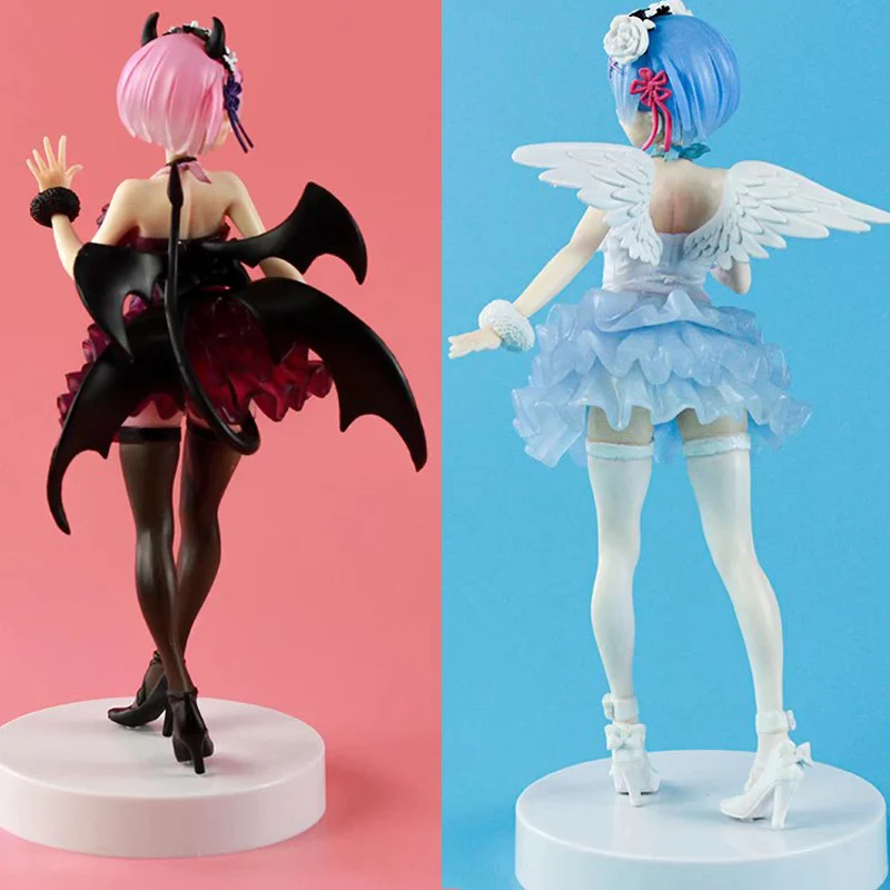 

Фигурка аниме «Re:zero Start Life In other World», экшн-фигурка Рем, демонов, рам, фигурка Рем/Ram, модель куклы, игрушки, 16 см