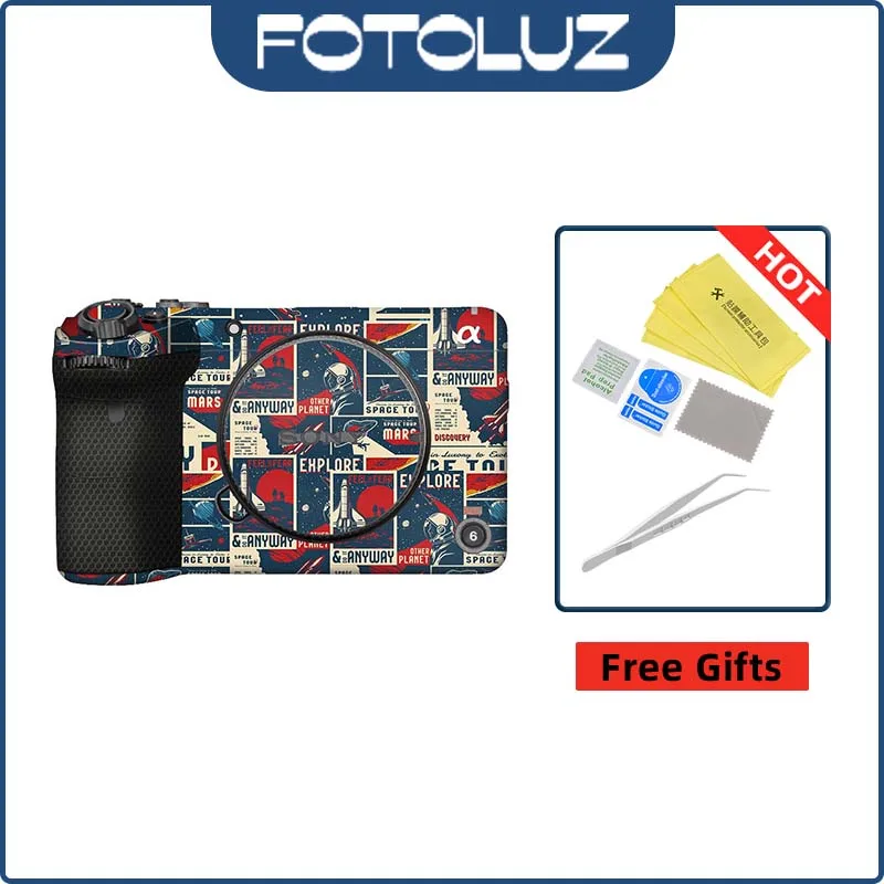Cover Protettiva Per Il Corpo Della Fotocamera Con Pellicola Avvolgente Per La Pelle Alla Moda Per Sony Fx30 Ilme-Fx30 Fx 30 Adesivi Per Fotocamera Co